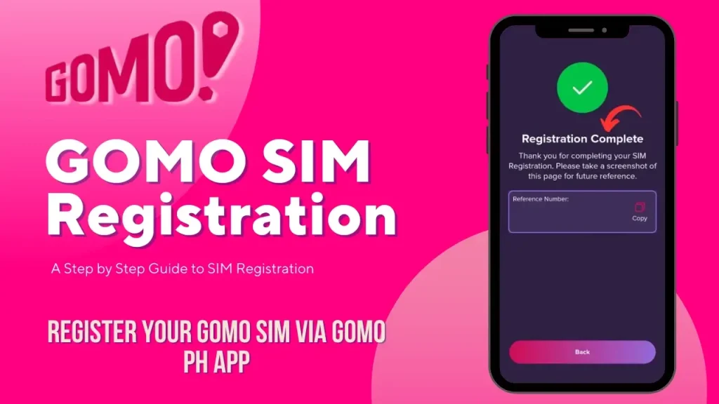 GOMO SIM Registration