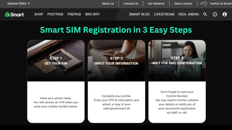 Smart SIM Registration Online Link