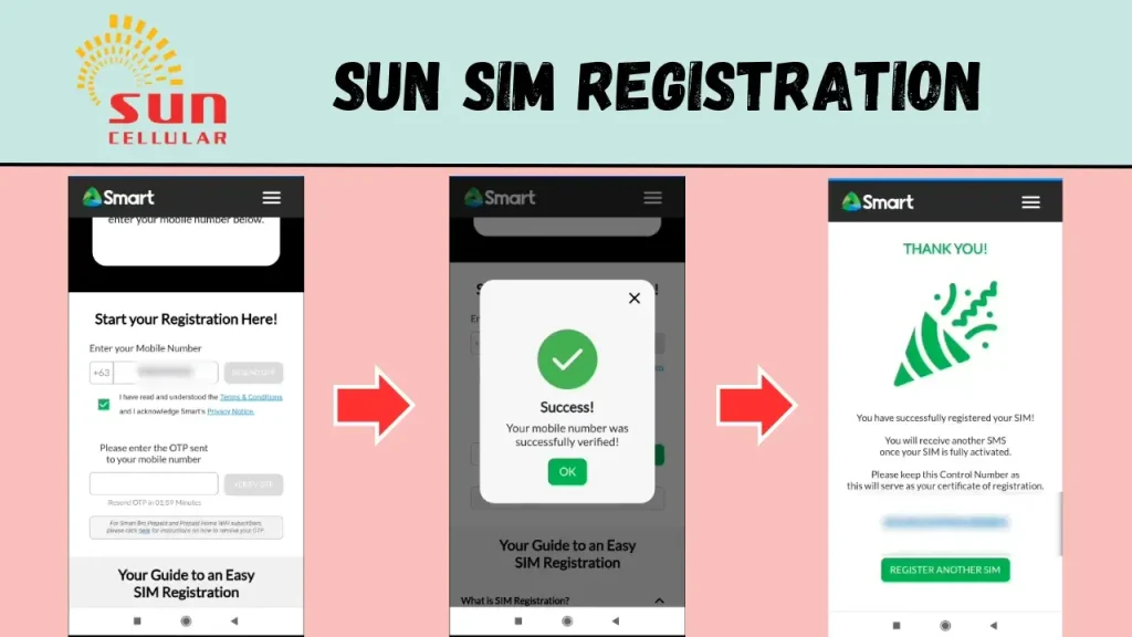 Sun SIM Registration