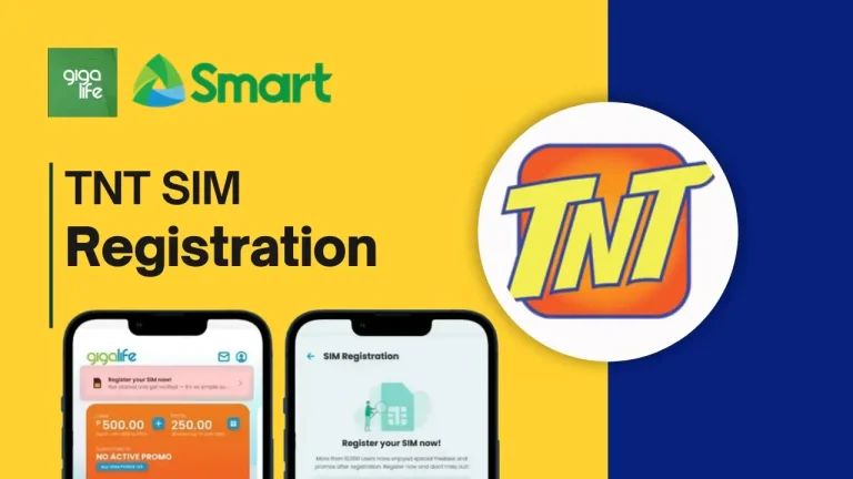 TNT SIM Registration