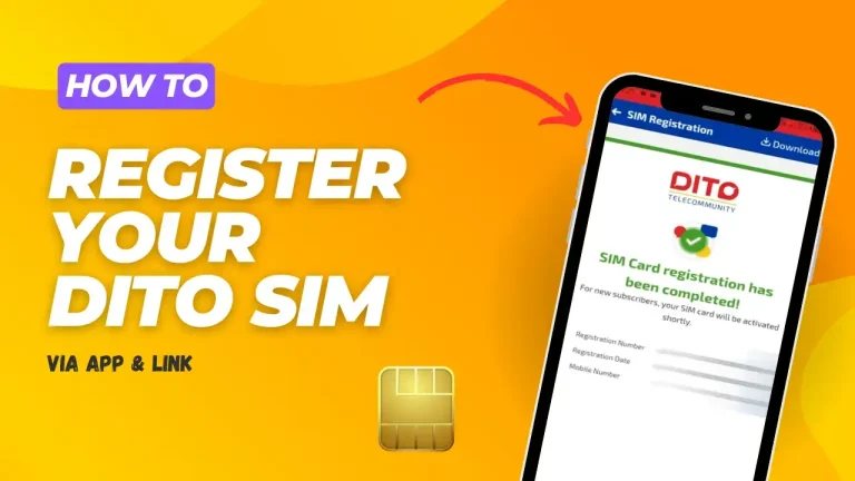 DITO SIM Registration Online