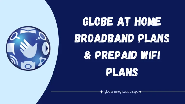 Globe At Home Broadband Plans